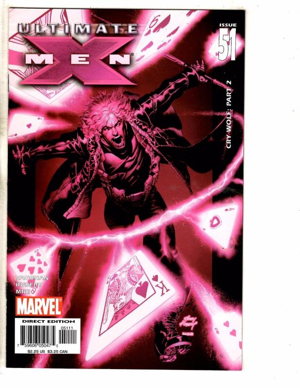 Lot Of 10 Ultimate X-Men Marvel Comic Books # 51 52 53 54 55 56 57 58 59 60 J263