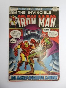 Iron Man #60 (1973) GD+ Cond tape on bc and 2 interior pages