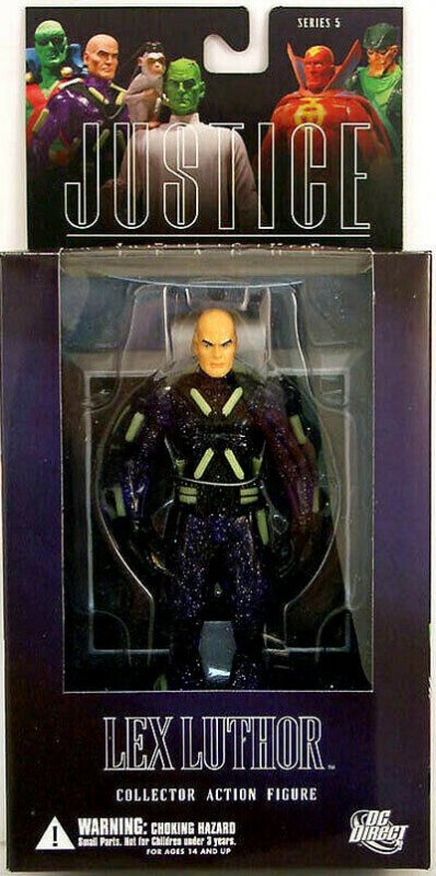 DC Direct Justice League Lex Luthor Figure - Series 5 - Mint in Box