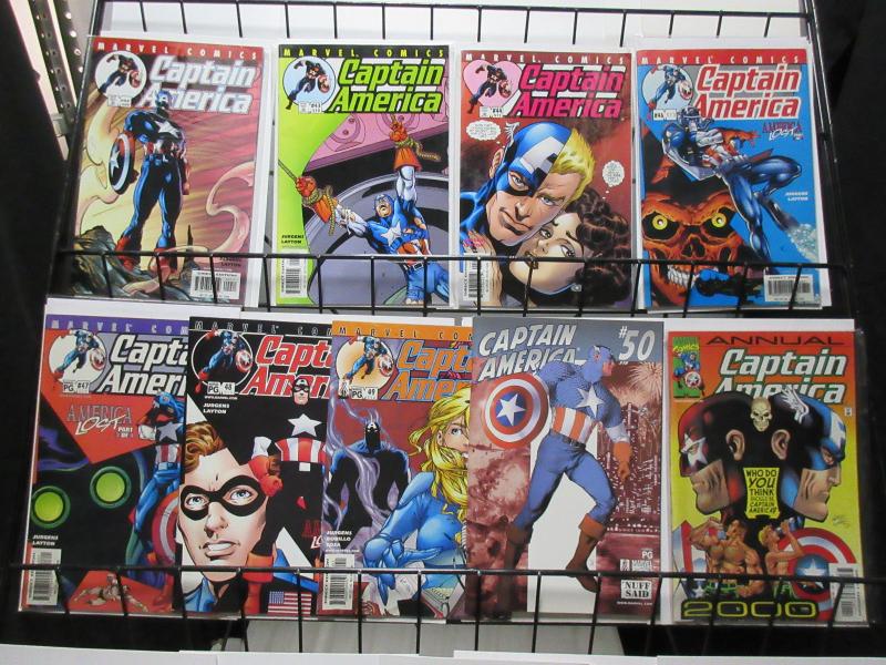 Captain America (Marvel v3 1998) #1-50 Lot of 49Diff Mark Waid Ron Garvey