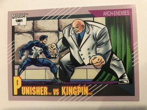 PUNISHER VS. KINGPIN #102 :  Marvel Universe 1991 Series 2 card; Impel, NM/M