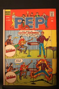 Pep #218 (1968) Mid-High-Grade FN/VF The Archies Band cover! Wow!