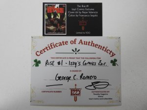 The Rise #1 Variant Signed by George C. Romero W/ Certificate of Authenticity!
