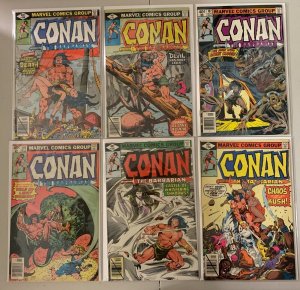 Conan the Barbarian lot #100-197 50 diff avg 6.0 (1979-87)