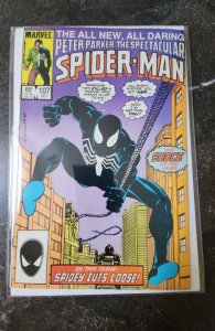 The Spectacular Spider-Man #107 (1985) 1st appearance of SIN-EATER