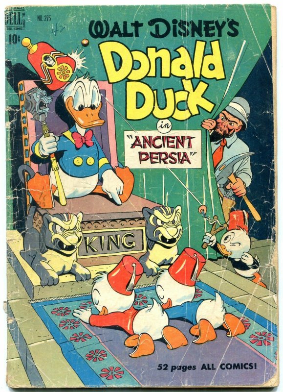 Donald Duck in Ancient Persia- Four Color Comics #275 1950 G