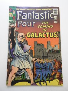 Fantastic Four #48 (1966)  FN- Condition! 1st App of Silver Surfer! stain bc