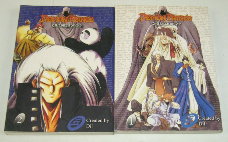 Demon Prince: Children of Gaia vol. 1-2 VF/NM complete series  dimensional manga 