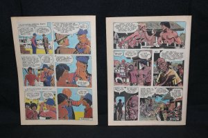 Tarzan Weekly UK Comic - 2pc LOT - (Grades 8.0) 8/27 & 9/3 1977