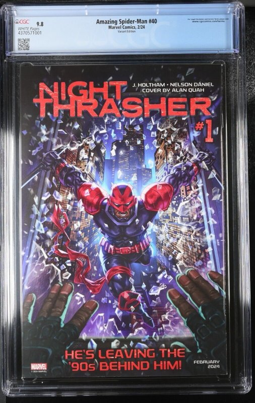 Amazing Spider-Man #40 CGC 9.8 Peach MoMoKo Nightmare Variant Cover Marvel 2023