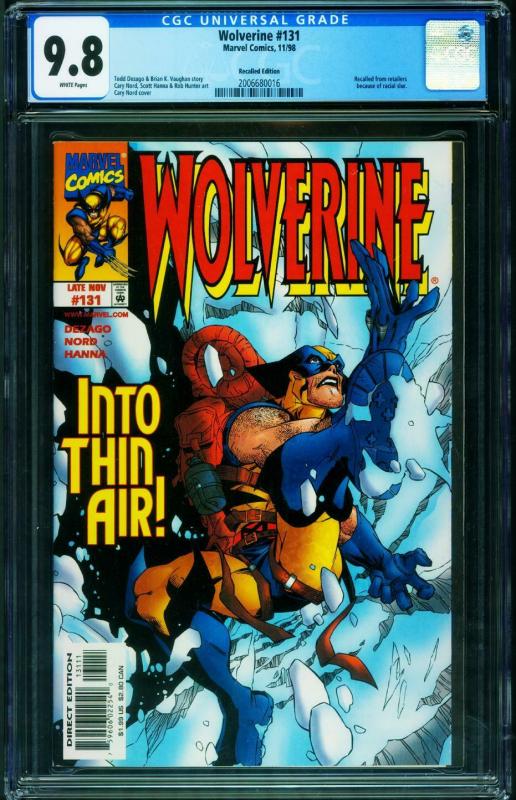 Wolverine #131 CGC 9.8-Recalled edition-Marvel-2006680016