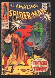 Amazing Spider-man #54 1967-MarvelStan Lee & John Romita-Lower grade-G