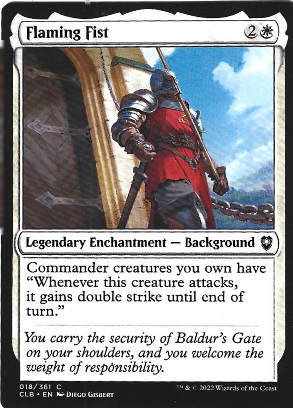 Magic the Gathering: Commander - Battle for Baldar's Gate - Flaming Fist