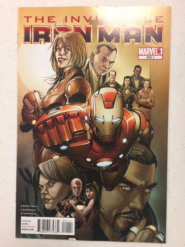 Invincible Iron Man #500.1 Comic Book Marvel 2011