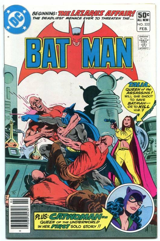 Batman #331 1981-Bronze Age-DC comics- Solo Catwoman VF