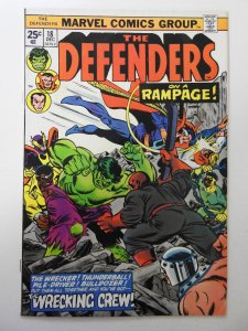 Defenders #18 VG/FN Condition! moisture stain