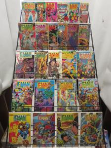 E-MAN (1983 FS) 1-25! COMPLETE!  X-MEN PARODY! B&B