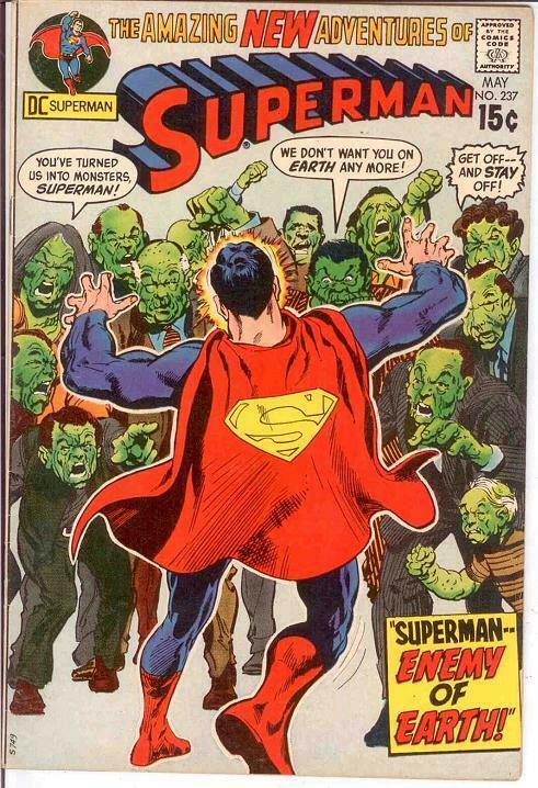 SUPERMAN 237 VF+ NEAL ADAMS COVER   May 1971 COMICS BOOK