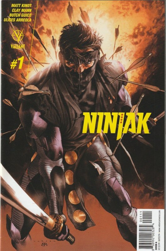 Ninjak # 1 Cover A NM- Valiant 2015 [H1]