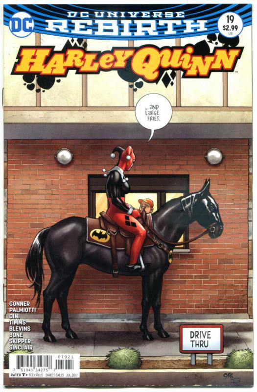 HARLEY QUINN #19, NM, Rebirth, Amanda Conner, Frank Cho, 2016, more HQ in store