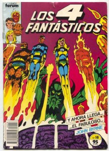 Los 4 Fantasticas #18 1983- Spanish Fantastic Four comic John Bryne VG+