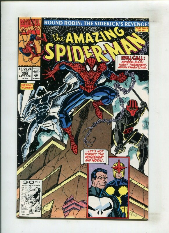 AMAZING SPIDER-MAN #356 (9.4) MOON KNIGHT!! 1991 