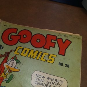 Goofy Comics #28 (Animated comics 1948) Golden Age Funny Animal precode cartoon