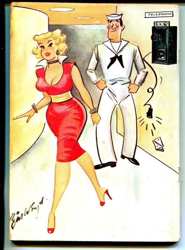 Smiles #72 12/1955-Bill Wenzel-pin up cover-cartoons-gags-VG | Comic ...