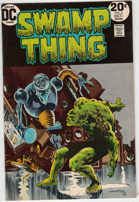 Swamp Thing #6 (Oct-73) NM Super-High-Grade Swamp Thing