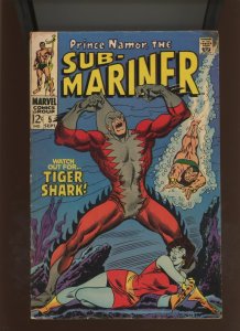 (1968) The Sub-Mariner #5: SILVER AGE! KEY ISSUE! COMBINED SHIPPING! (3.5/4.0)