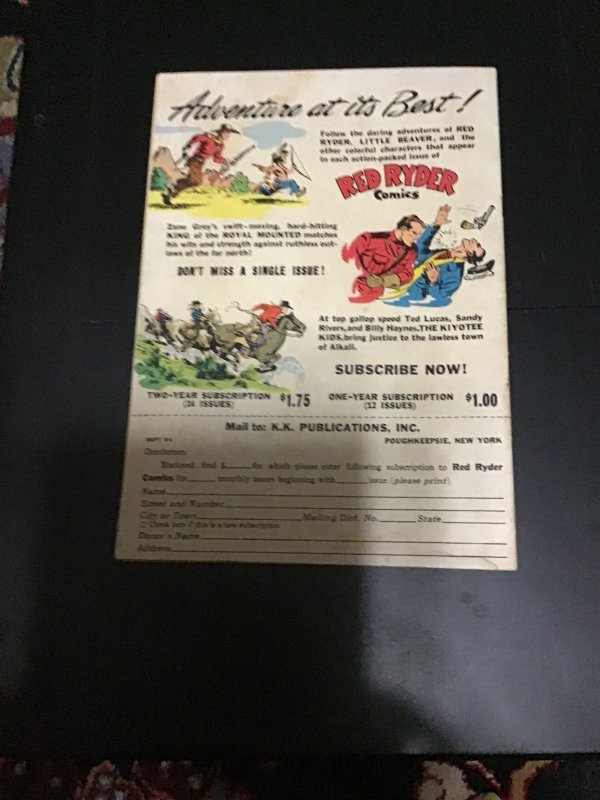 Red Ryder Comics #71 (1949) Little Beaver cover! Mid high grade! FN+ Wow!