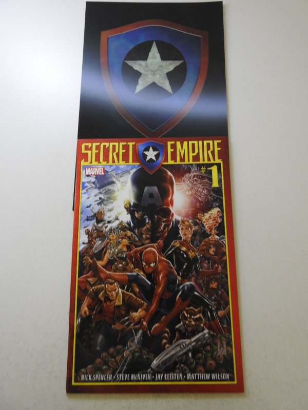 Secret Empire (2017) #1 W/ Storecard Beautiful NM Condition!