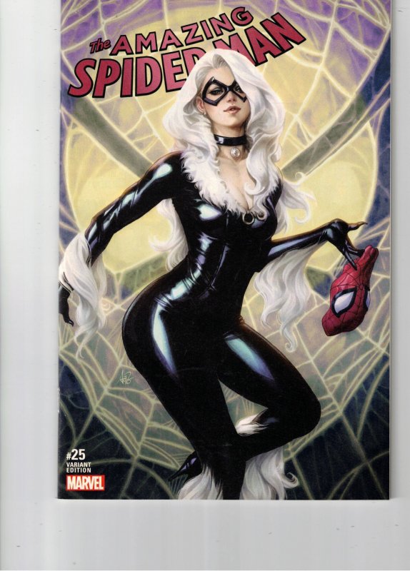 The Amazing Spider-Man #25 (2017) NM- Rare Black Cat! Exposure! Giant-Size Key!