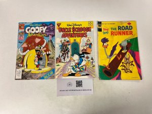 3 Comics Road Runner 44 Uncle Scrooge Adventures 19 Goofy Adventures 17 38 JW18