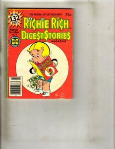 Lot of 9 Richie Rich Digest Stories #2 3 4 5 6 6 7 11 12 WS15