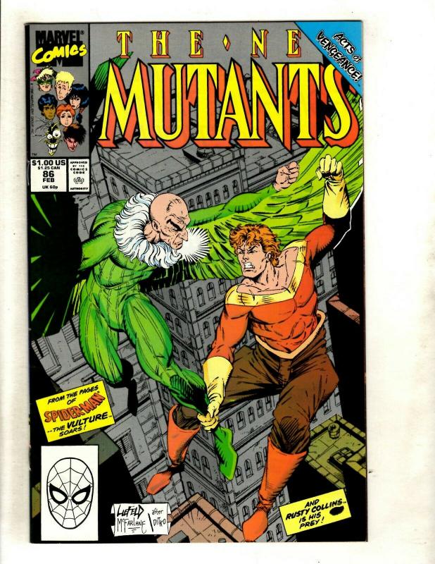 New Mutants # 86 NM- Marvel Comic Book X-Men Wolverine Storm Cyclops Beast GK4