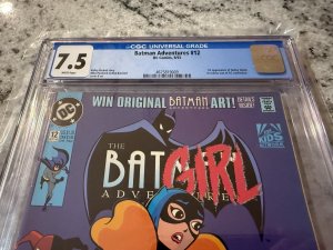 Batman Adventures # 12 CGC Graded 7.5 DC Comic Book 1st Harley Quinn JH23