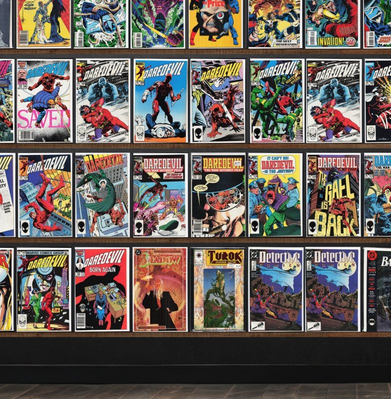 Huge Lot 150+ Comics with Daredevil, Captain America, Robocop, X-Factor & More!