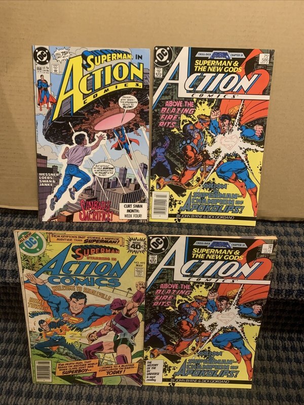 Action Comics “SUPERMAN” (Lot of 37) DC Various Issues *See Photos (C1076)