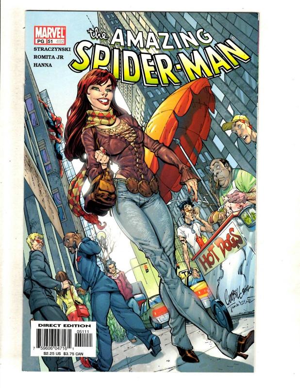 Amazing Spider-Man # 492 (51) NM Marvel Comic Book J. Scott Campbell MJ Cov J325