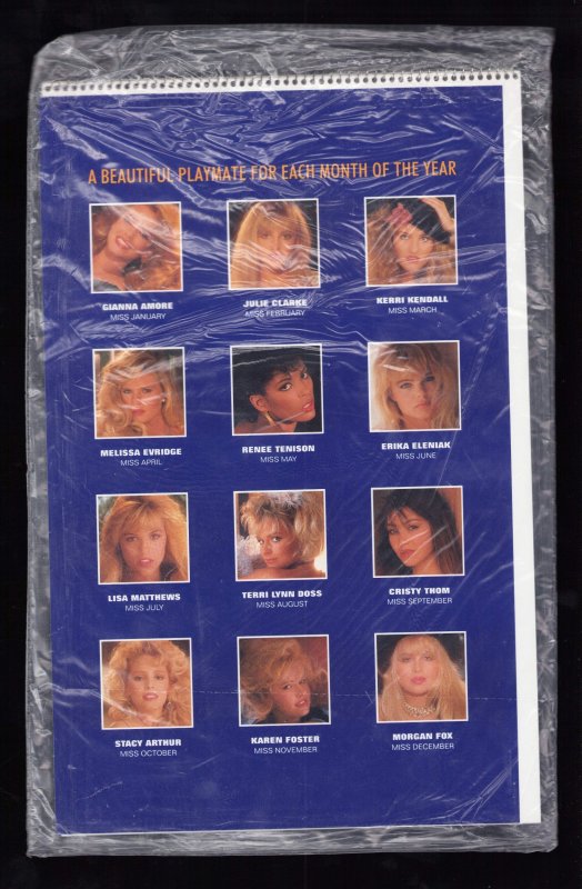 Playboy - Playmate Calendars 1992 & 1993 2 pc Lot. Sealed + VF