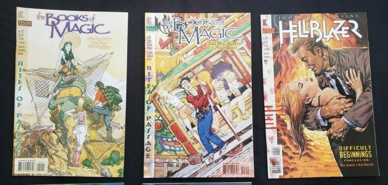MISC VERTIGO 6PC (VF) THE BOOK OF MAGIC, HELLBLAZER, PREACHER, SANDMAN 1996