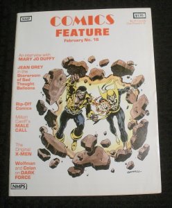 1982 COMICS FEATURE Magazine #16 FN+ 6.5 X-Men / Powerman & Iron Fist