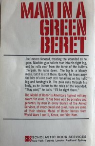 Man in a green beret Cebulash 1969, white pages