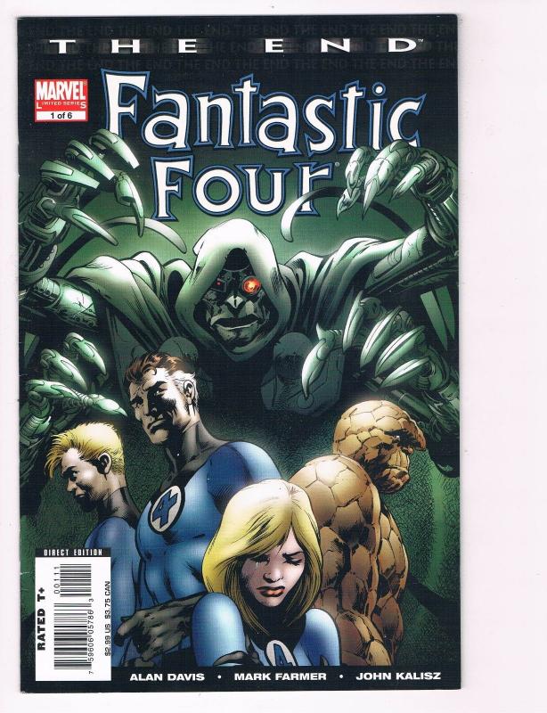 Fantastic Four The End # 1 Of 6 NM Marvel Comics Limited Series Human Torch S80