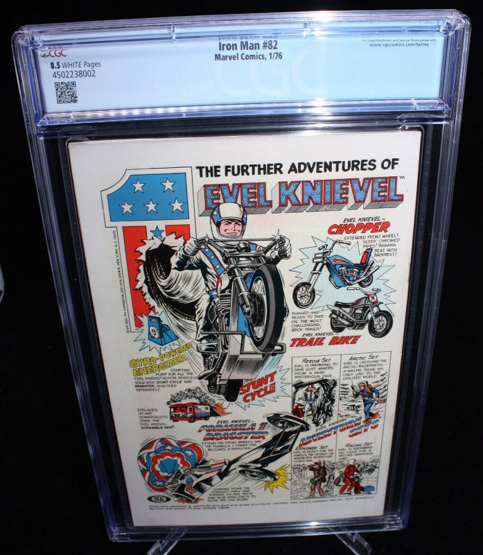 Iron Man #82 (CGC 8.5) Super Apes Appearance - 1976