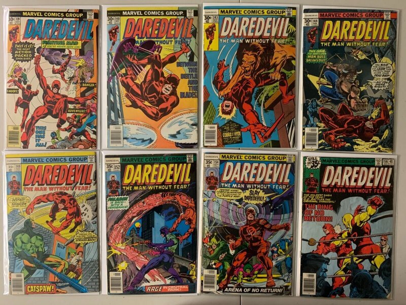 Daredevil comics lot #116-181 31 diff avg 4.5 (1974-82)