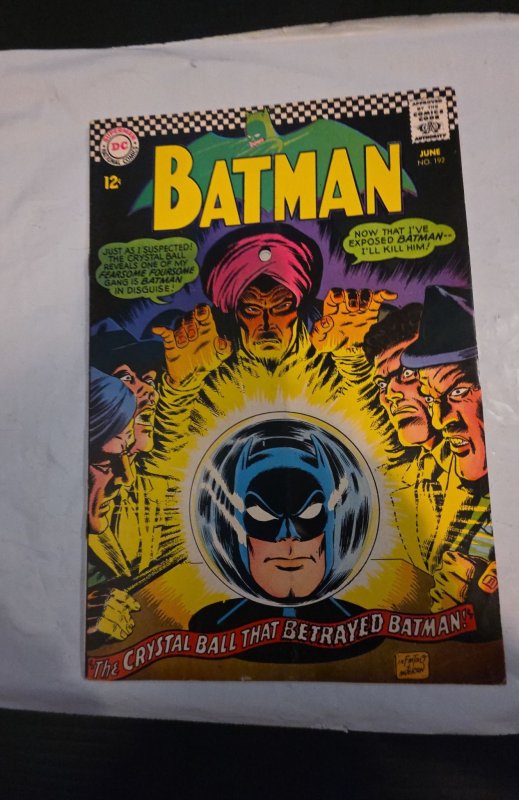 Batman #192 (1967)the crystal ball betrayed batman