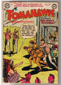 TOMAHAWK #19, Indians, Lafayette, Western, 1950, GD