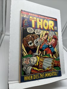 The Mighty Thor 198 ManGog in Asgard Odin Dead. Oh No